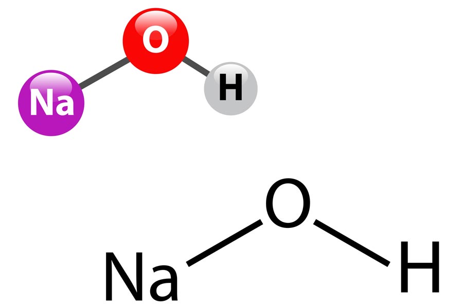 Cấu tạo phân tử của xút NaOH